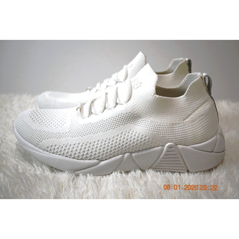 NIB Mark Nason Los Angeles White Mesh Slip‑On Sneakers 68834 Women’s Size 8.5